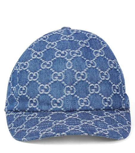 Gucci GG denim baseball cap - Kid