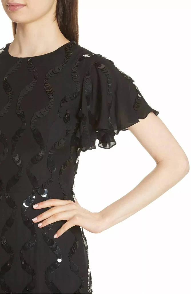 Sachin & Babi Sachin & Babi - Sophia Sequin Silk A Line Flare Dress 4
