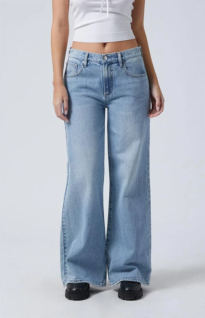 PacSun Lena Low Rise Super Baggy Jeans Light Indigo 2