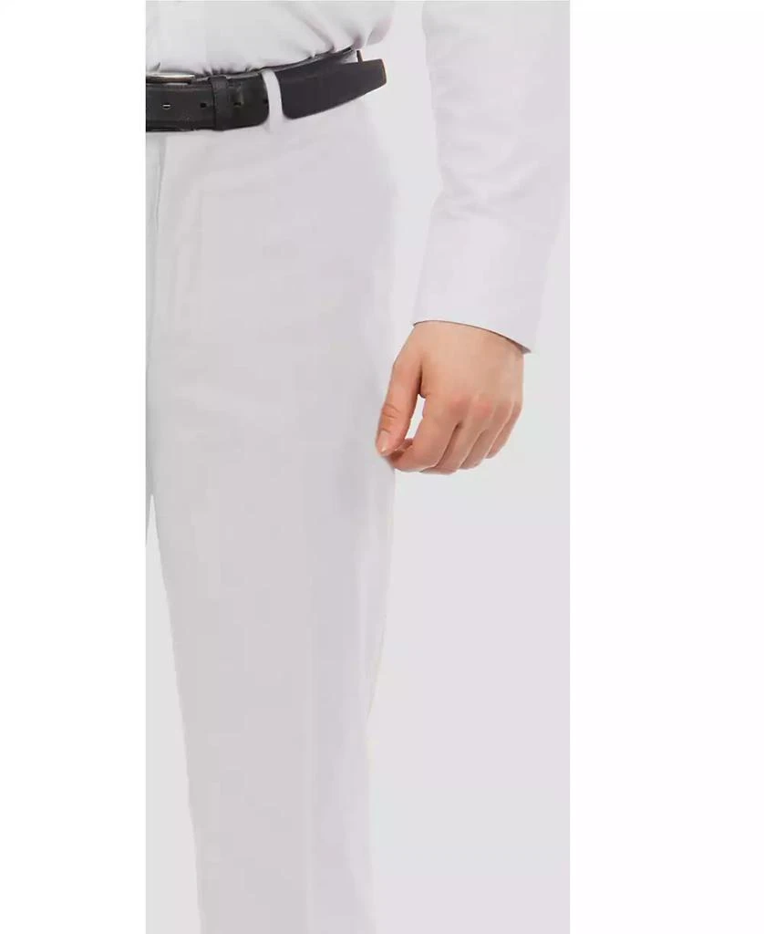 Tazio Men's Slim-Fit Flat Front Stretch Dress Pants 2