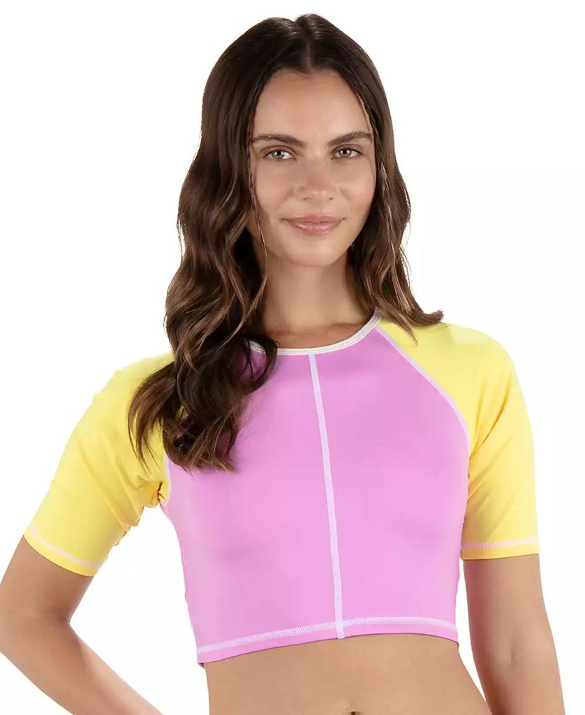 Hurley Juniors' Summer Colorblocked Crop Top