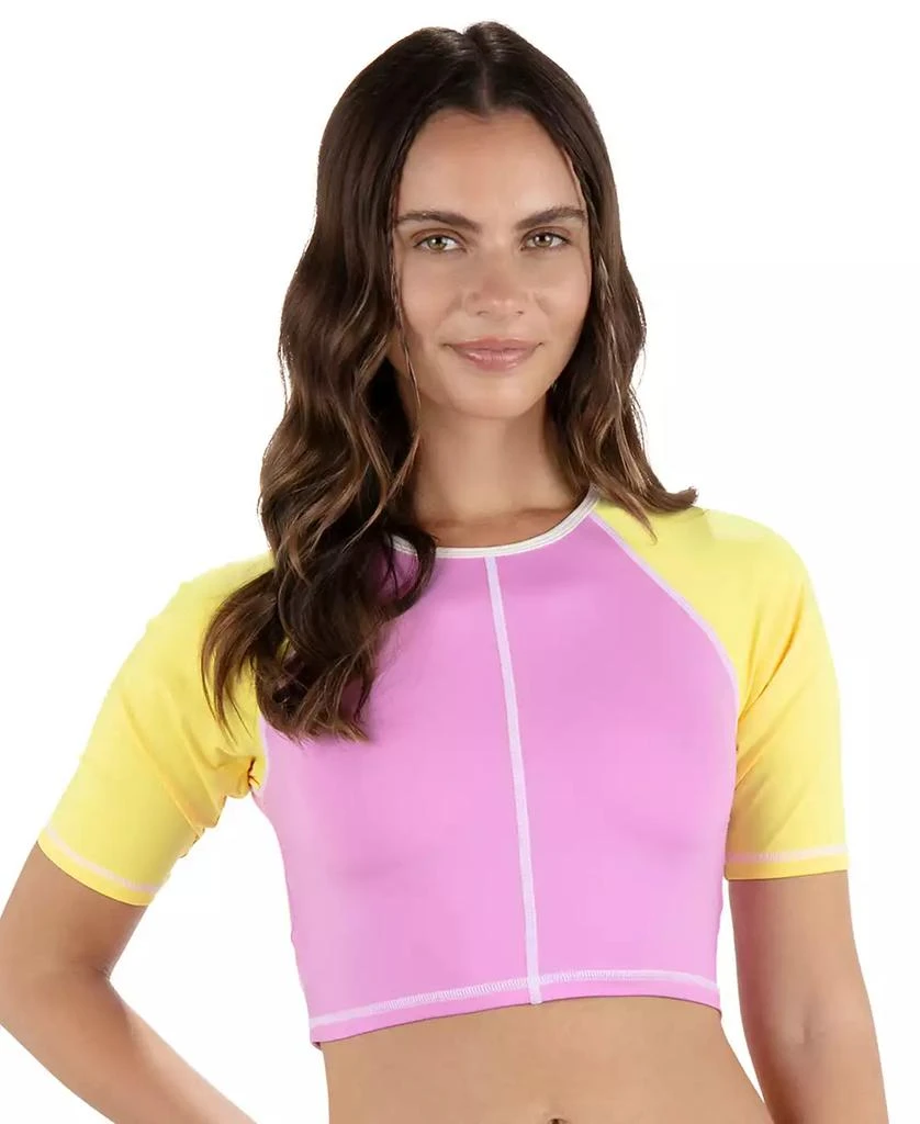 Hurley Juniors' Summer Colorblocked Crop Top 1