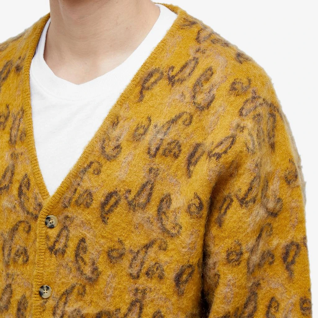 BEAMS PLUS Beams Plus Paisley Jacquard Mohair Cardigan 5
