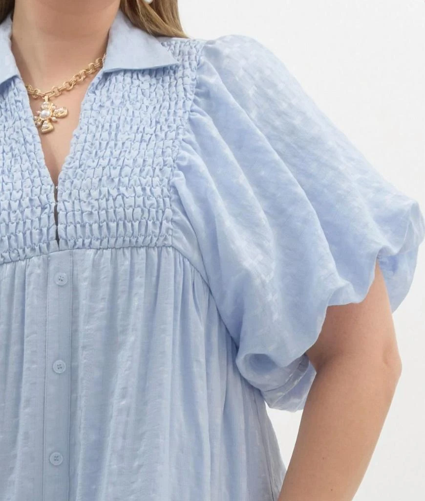 navy blue long sleeve dress casual Miss Circle Women's Xabrina Navyblue Pinstripe Long Sleeve Shirt Mini Dress