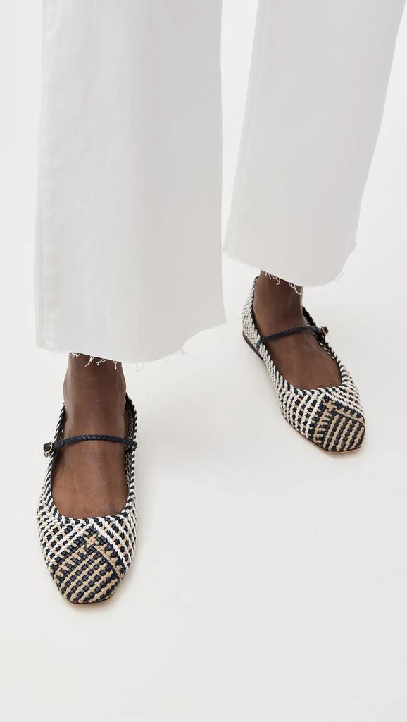 VERONICA BEARD Ellie Woven Flats 2