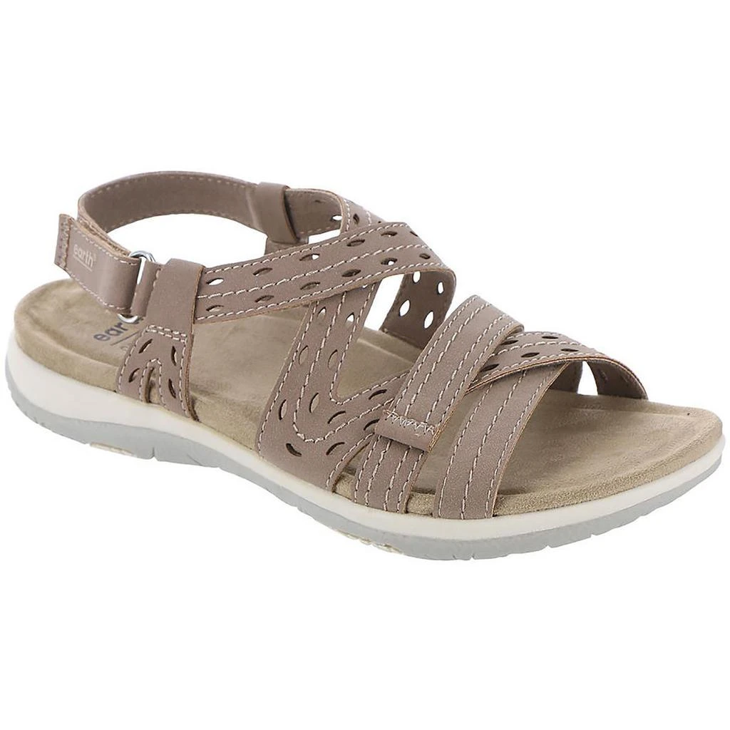 Earth Origins Sass 3 Womens Faux Leather Casual Strappy Sandals 1