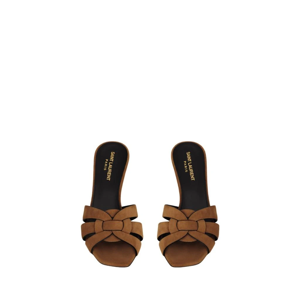 Yves Saint Laurent Ysl Tribute Mules In Suede 2