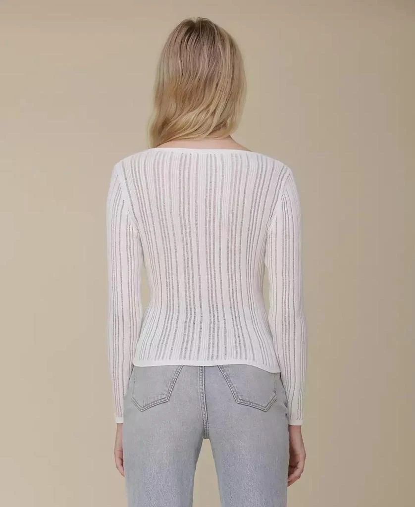 Avec Les Filles Women's Scoop-Neck Pullover Sweater 2