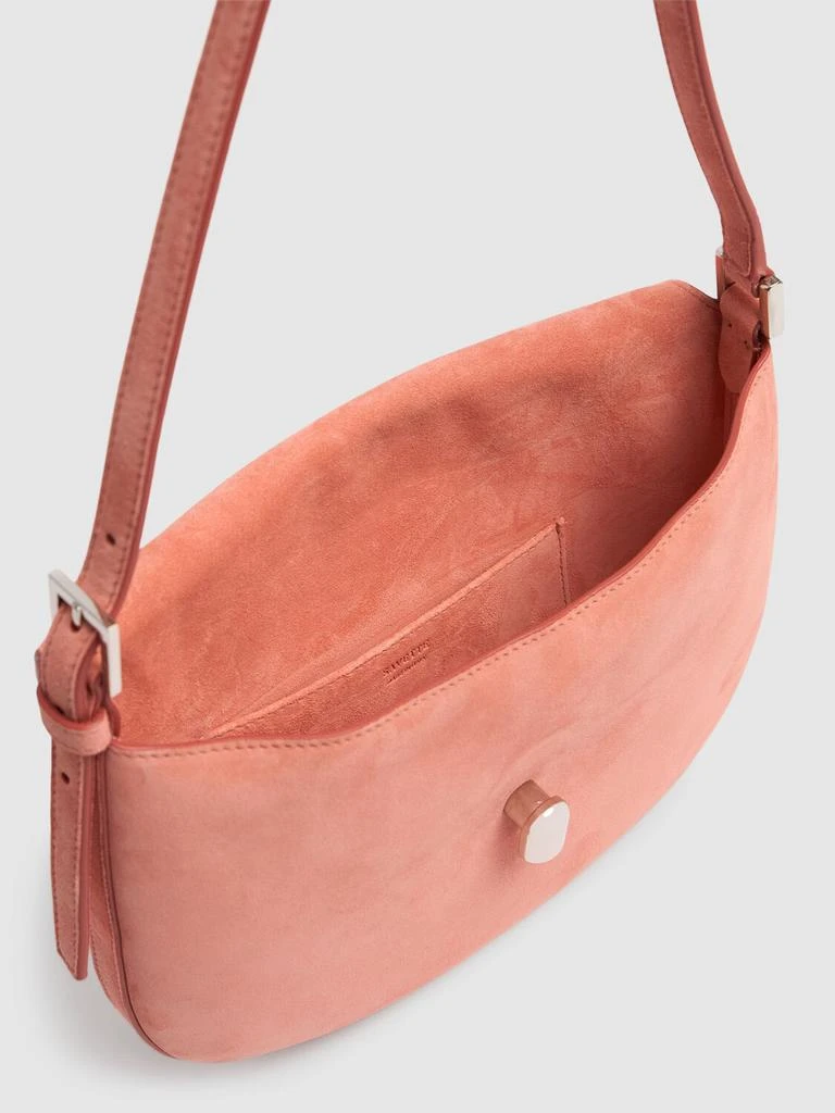 SAVETTE The Small Tondo Suede Hobo Bag 5