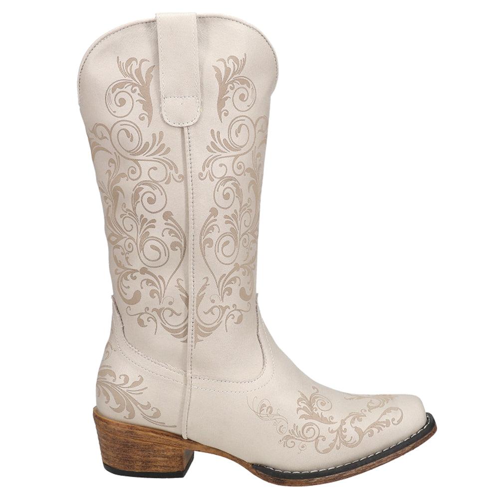 Roper Tall Stuff Embroidery Snip Toe Cowboy Boots