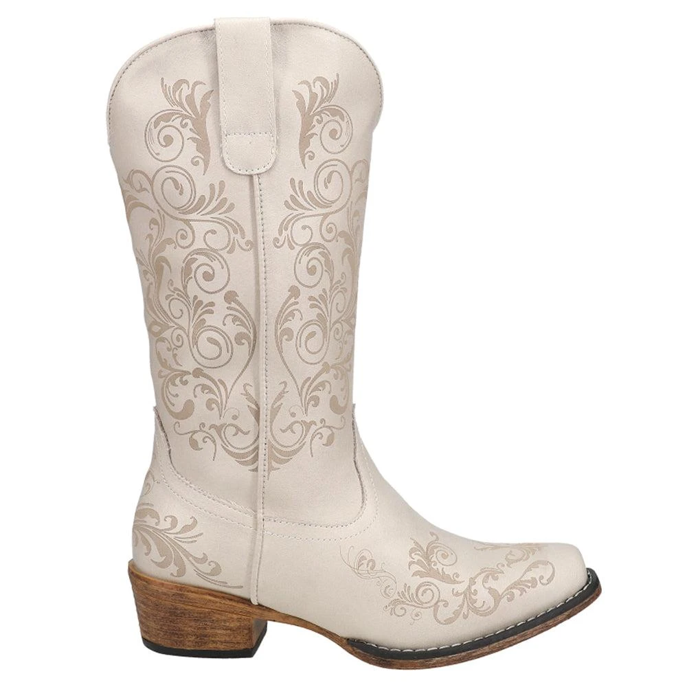 Roper Tall Stuff Embroidery Snip Toe Cowboy Boots 1
