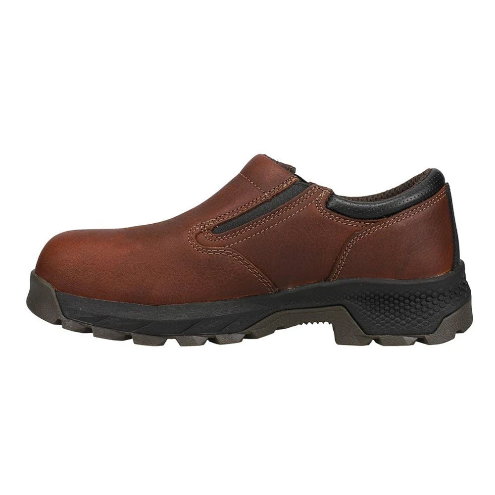 NEW TIMBERLAND men\'s comp-toe titan ev ex oxford anti-tatigue work shoe in brown Timberland Pro Titan EV CT Shoe BRN – Steel Toes main image 4