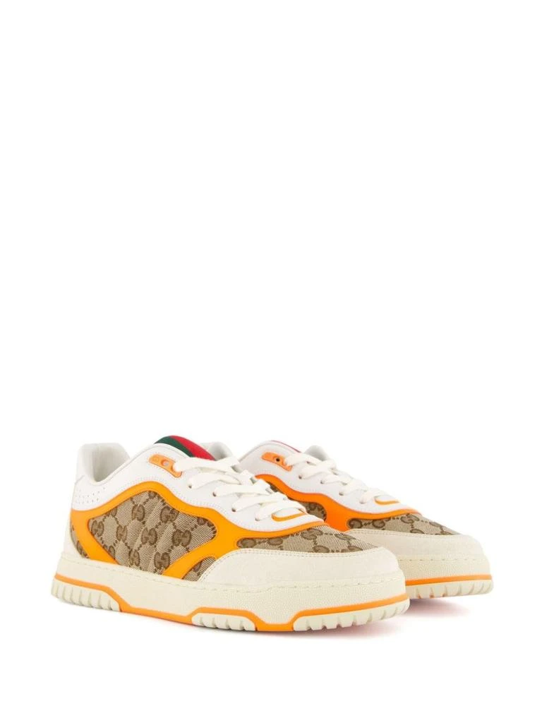 Gucci GUCCI - Re-web Leather Sneakers 3