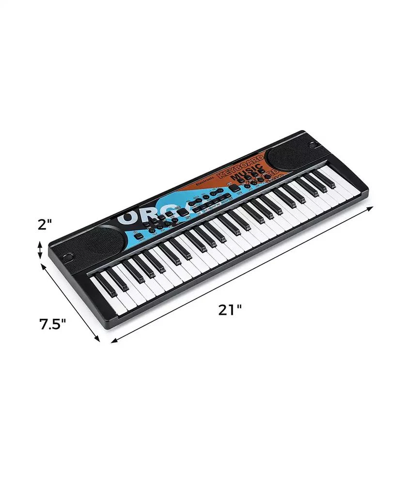 Mecale 49-Key Portable Kids Electric Piano Keyboard with 8 Rhythms 
8 Tones for Fun Learning 6