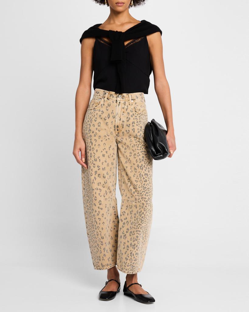 Citizens of Humanity Miro Cheetah-Print Relaxed Jeans