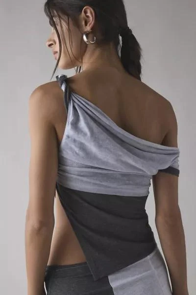 Jaded London Jaded London Asymmetric Spliced Two-Tee Top 4