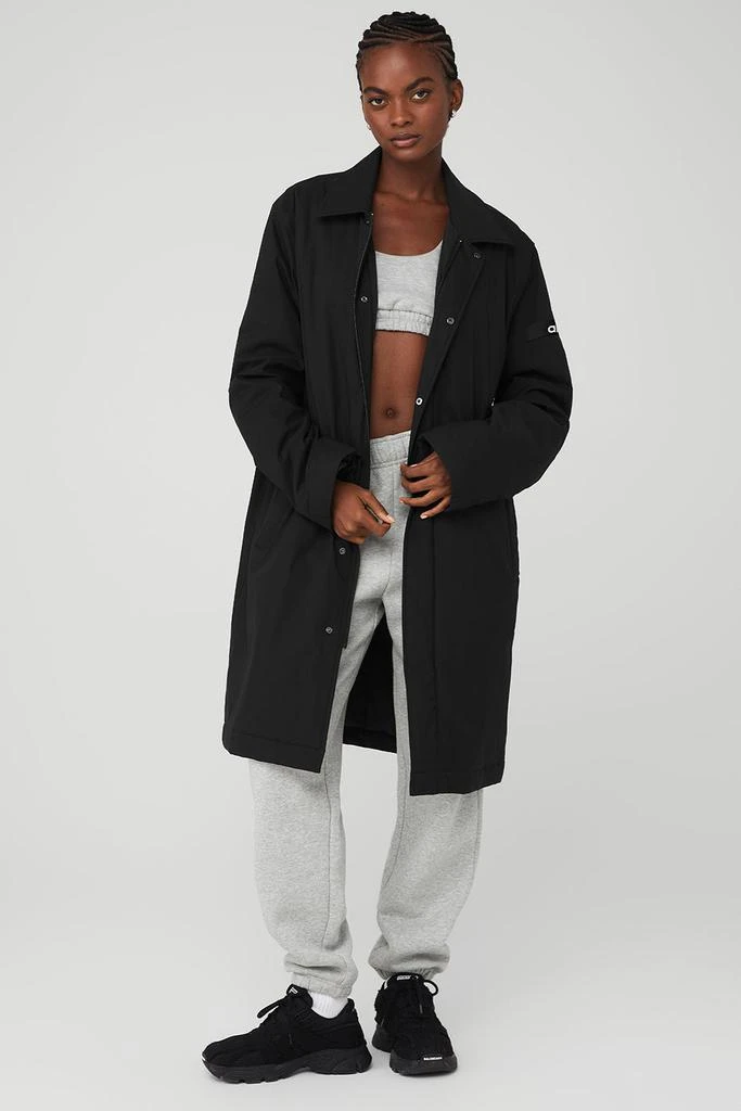 Alo Signature Overcoat - Black 1