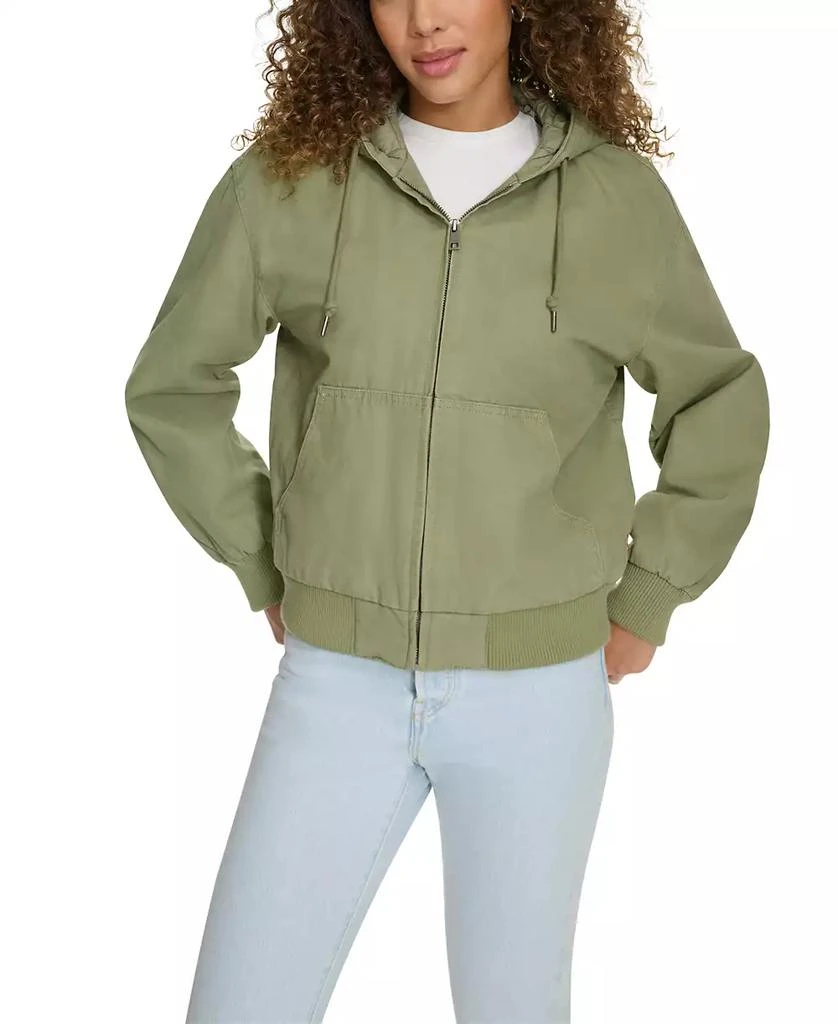 Levi's Women's Relaxed Workwear Hooded Bomber Jacket 1