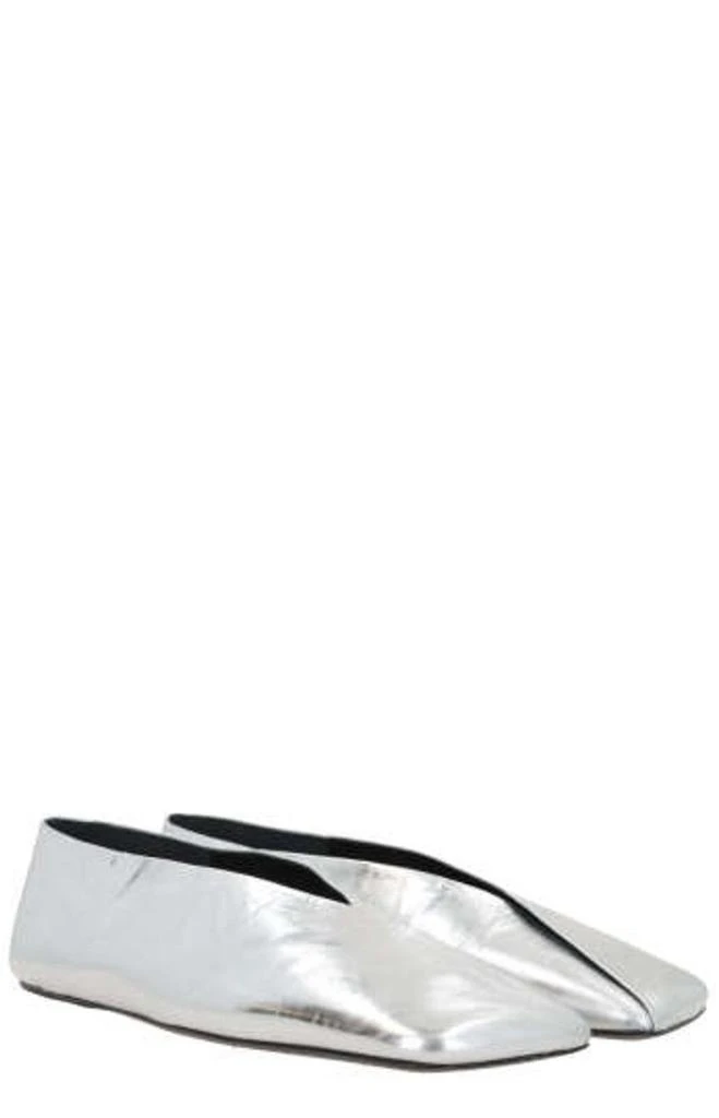 Jil Sander Jil Sander Square Toe Ballerina Flat Shoes 2