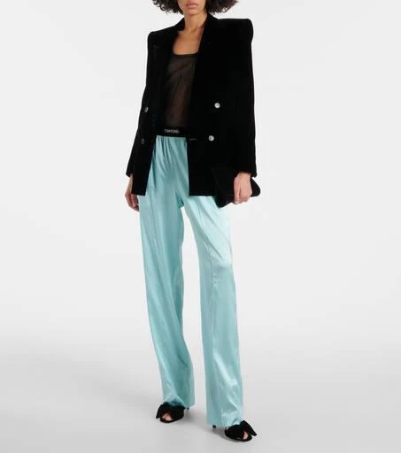 Tom Ford Silk-blend satin pajama pants 2