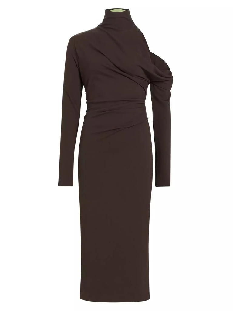 Gauge81 Teresa Asymmetric Turtleneck Midi-Dress 1