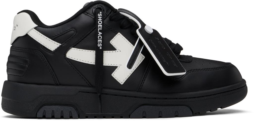 【関税＆送料込み】Off-White 'O.O.O' Black Suede Sneakers Off White Black Suede Green Vulcanized Low Top Sneakers Size