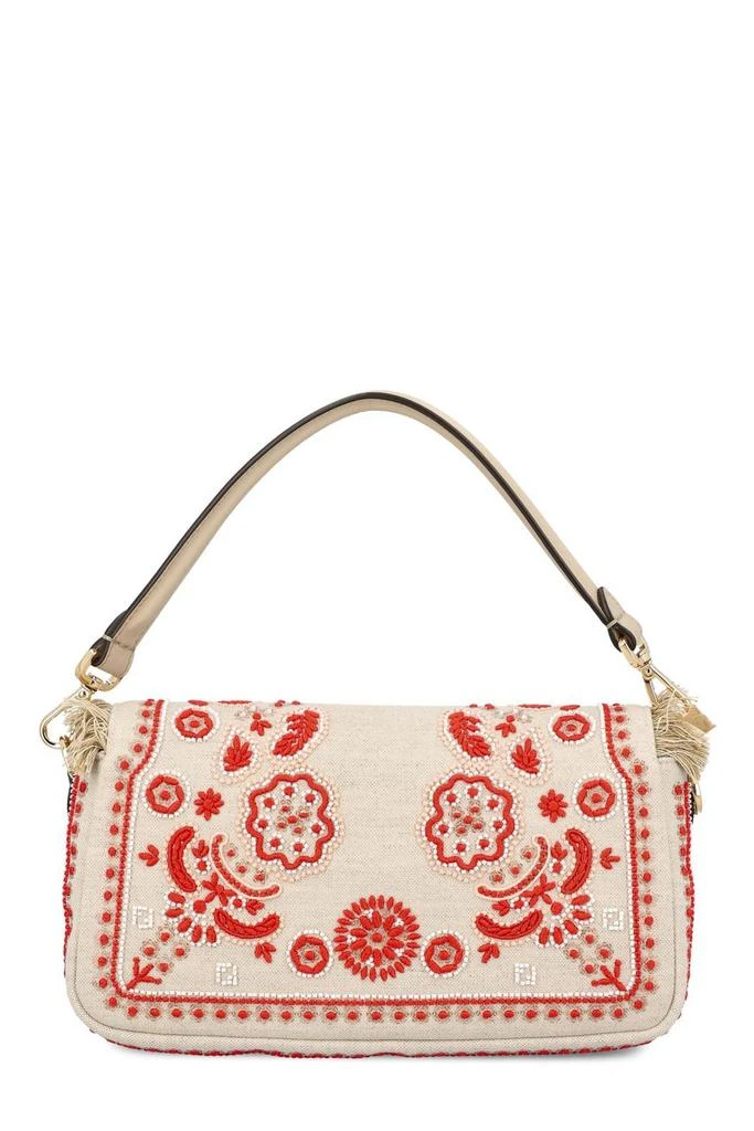 Fendi Fendi Baguette Coral Bandana Embroidered Shoulder Bag 2
