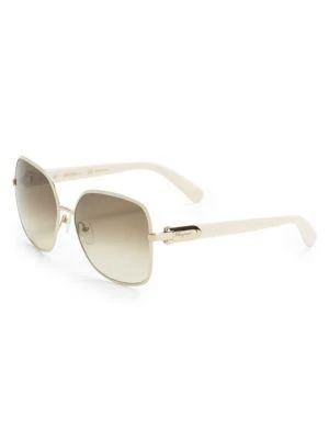 FERRAGAMO 59mm Square Sunglasses 2