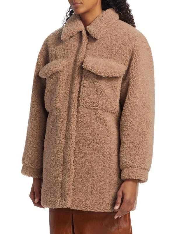 Ena Pelly Carla Faux-Shearling Shacket 3