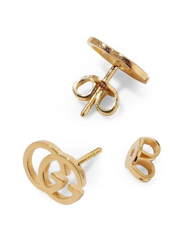 Gucci 18K Yellow Gold Double G Earrings 4