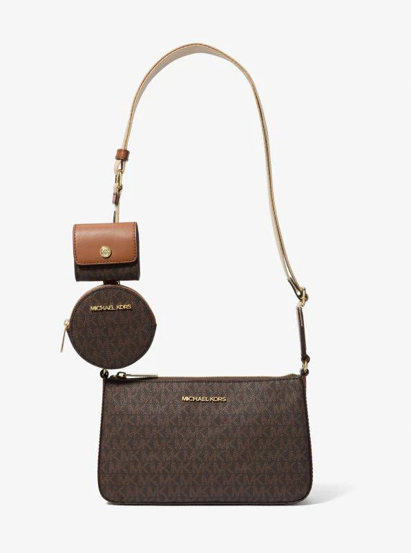 Michael Kors Jet Set Logo Crossbody Bag with Case for Apple Airpods Pro® 1