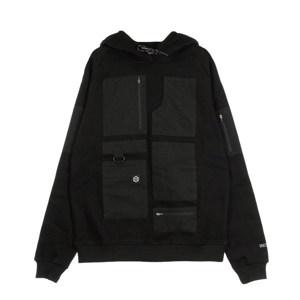 DOLLY NOIRE Men's Special Pocket Hoodie Black