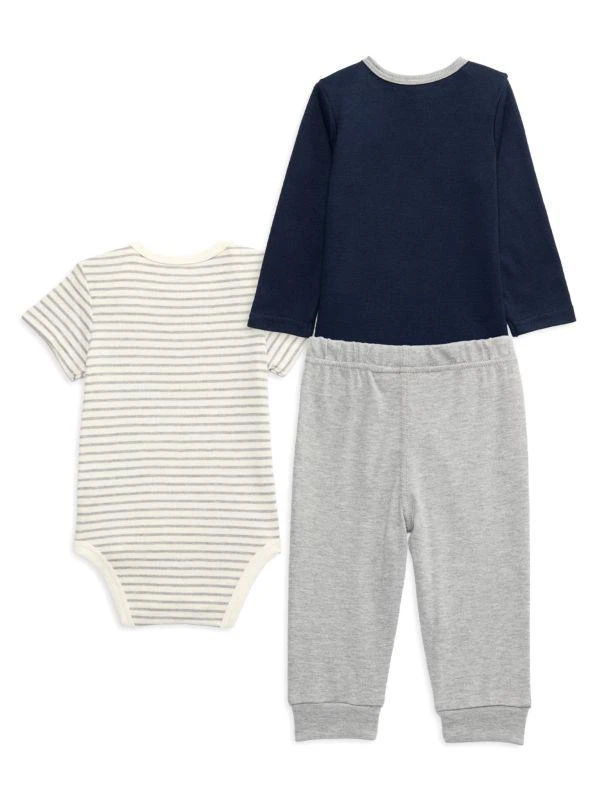 Tommy Hilfiger Baby Boy's 3-Piece Bodysuit & Joggers Set 2