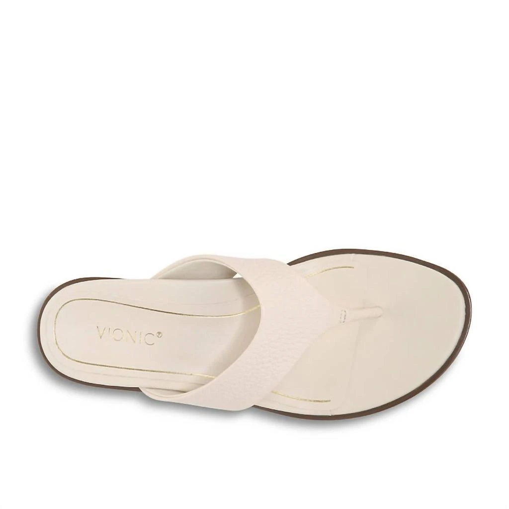 VIONIC WOMEN'S AGAVE FLAT SANDAL - WIDE WIDTH 5