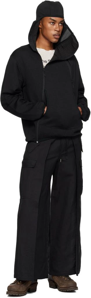 MAHARISHI Black 5329 Hakama Track Cargo Pants 4