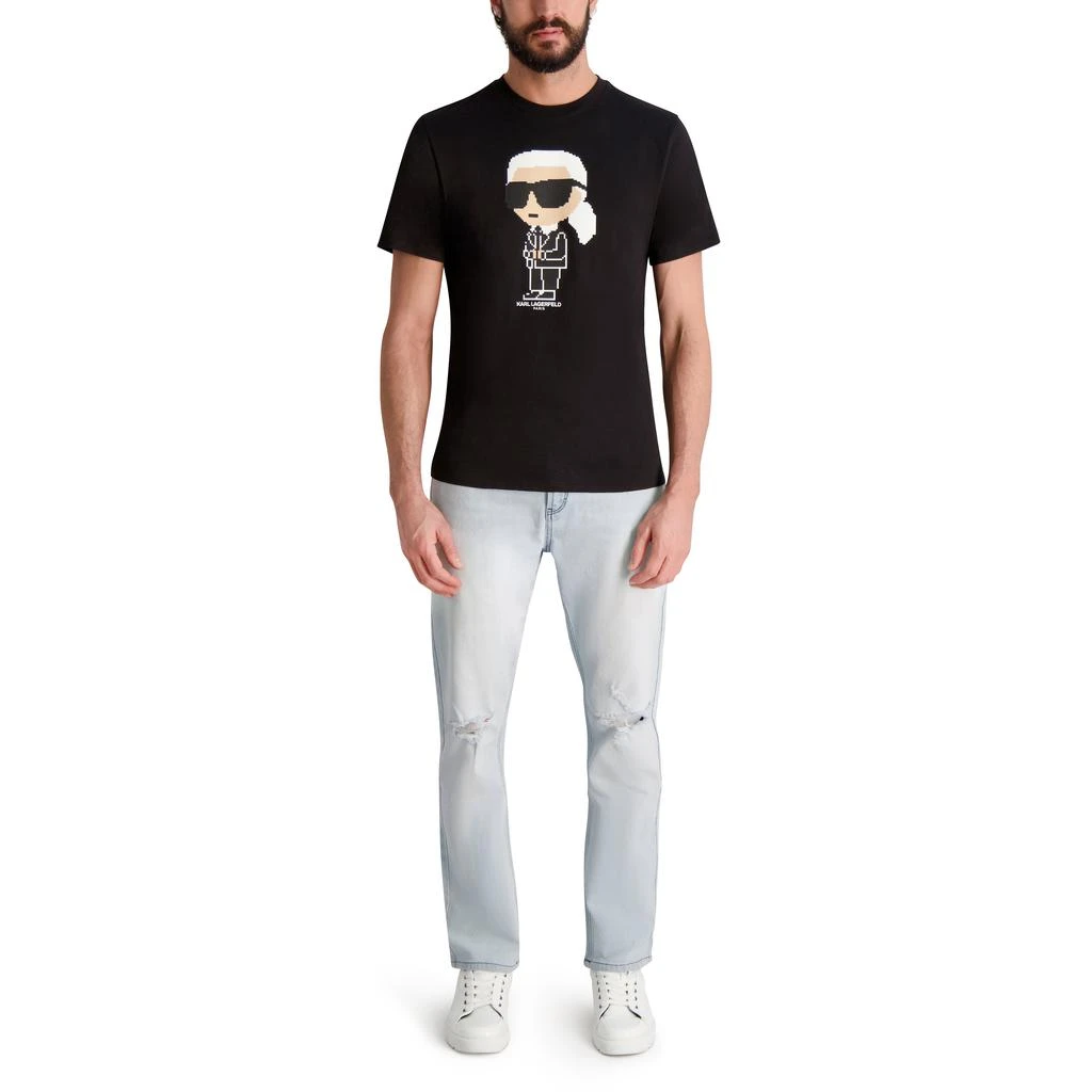 Karl Lagerfeld Paris PIXELATED KARL CHARACTER T-SHIRT 4