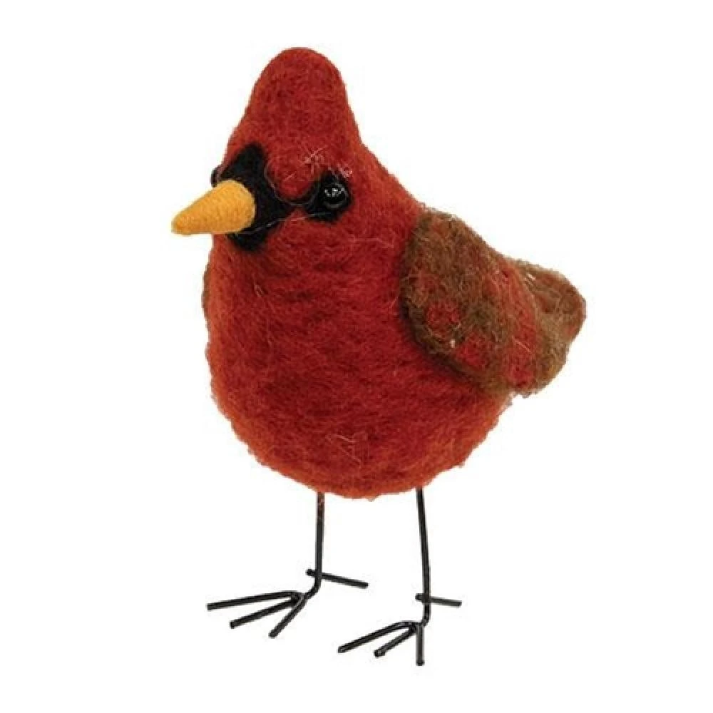 HomeGifo Felted Christmas Cardinal Ornament 1