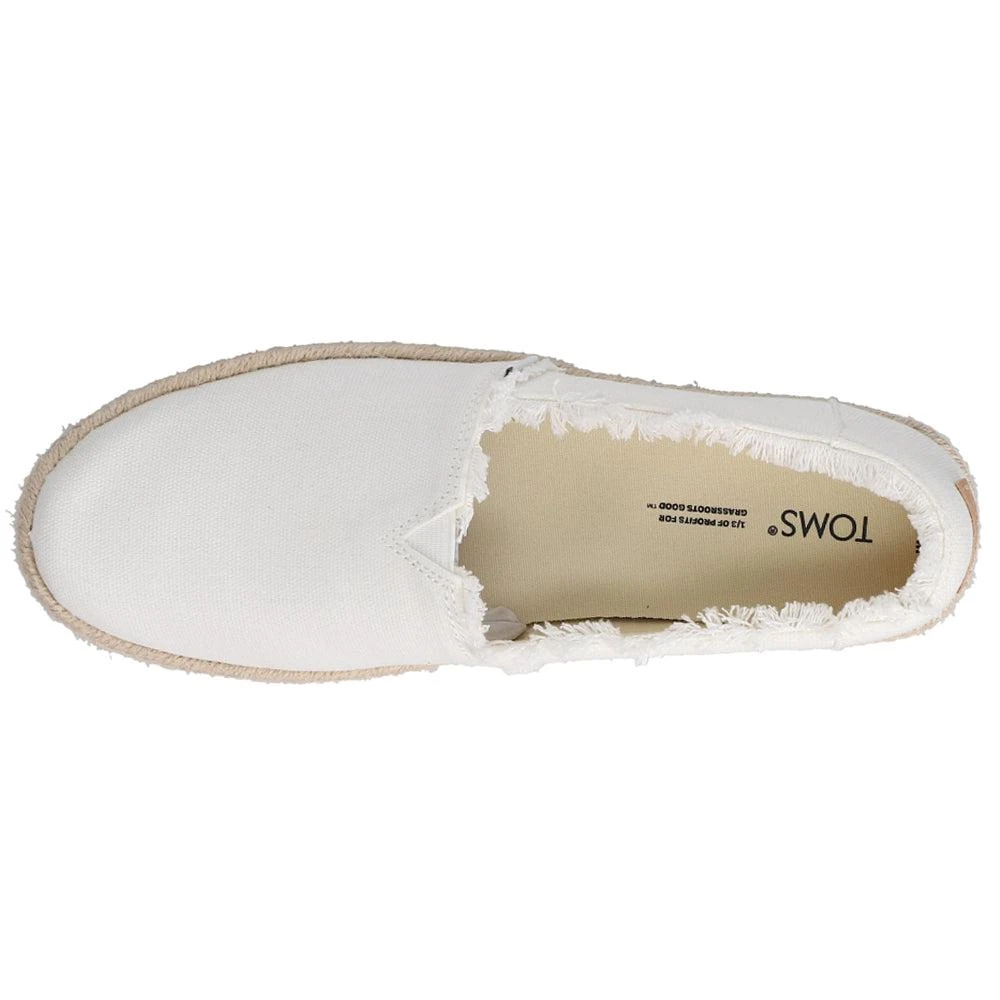 TOMS Valencia Platform Espadrille Slip On Flats 4