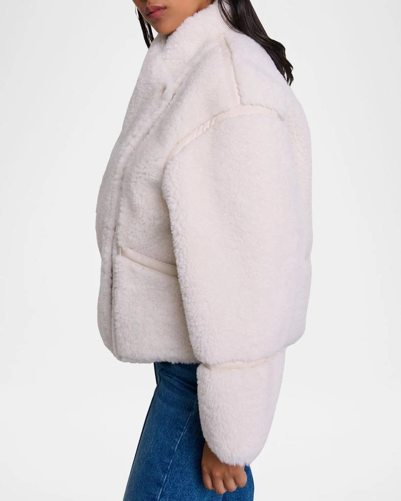 Maje Geaty Faux Fur Shearling Jacket 6