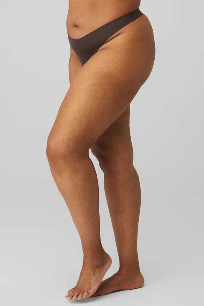 Alo Airbrush Invisible Thong - Raisin 6
