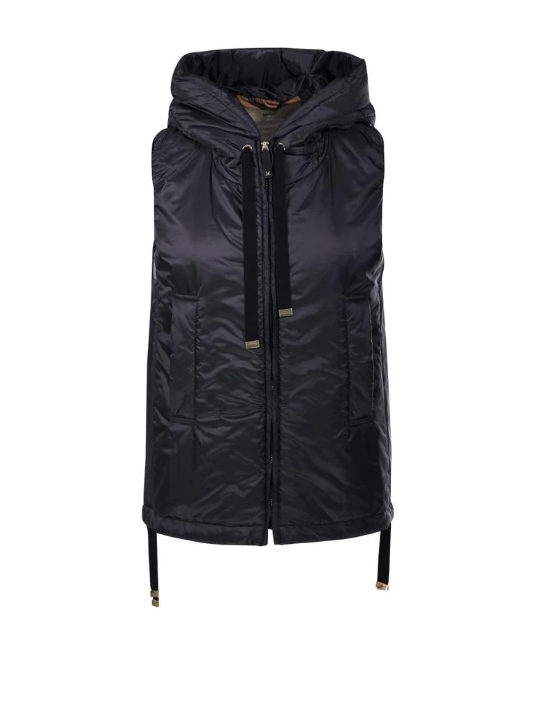 Max Mara The Cube Max Mara The Cube Zip-Up Drawstring Gilet 1