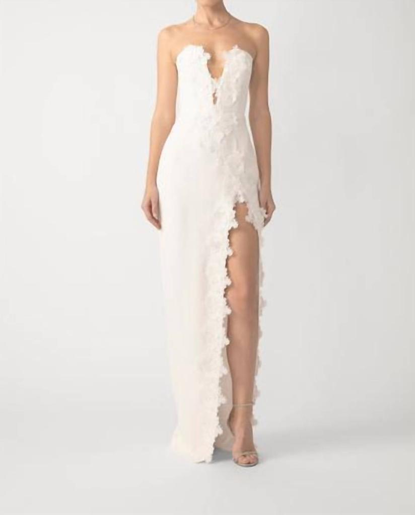 SAU LEE Sau Lee - Florence Strapless Maxi Dress