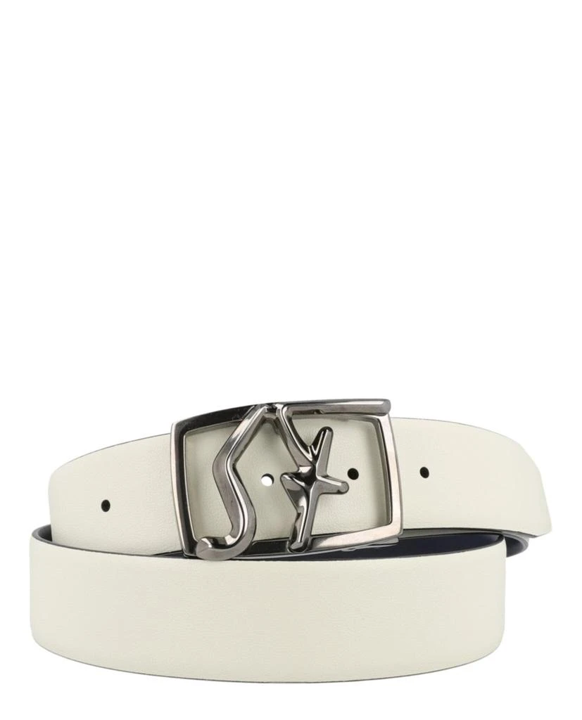 Salvatore Ferragamo SF Logo Reversible Leather Belt 4