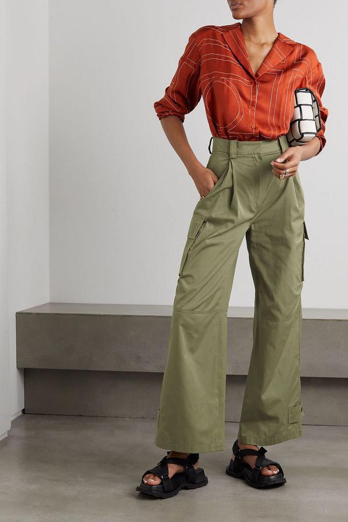 LVIR Twill wide-leg cargo pants