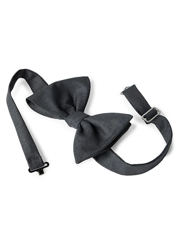 Brunello Cucinelli Virgin Wool and Silk Twill Bow Tie 3