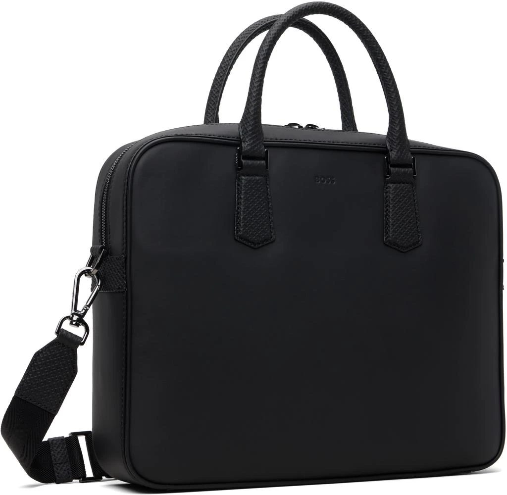 Hugo Boss Black Double B Monogram Trim Briefcase 2