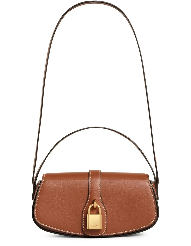 CELINE Tabou clutch on strap in smooth calfskin 8