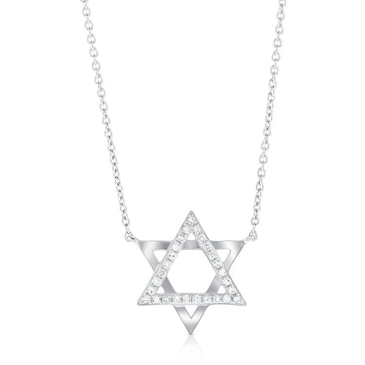 Sabrina Designs 14K Gold & Diamond Star of David Necklace 1