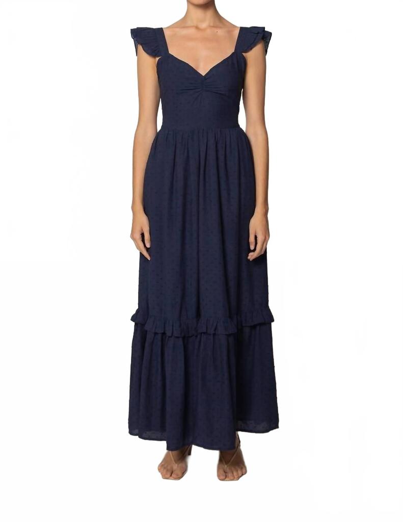 Cleobella Nica Maxi Dress In Navy