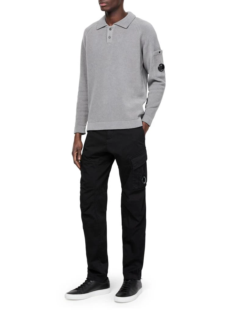 CP Company Lens cotton chenille polo shirt 6
